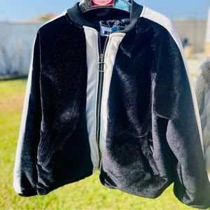 Vintage Velvet Bomber Jacket